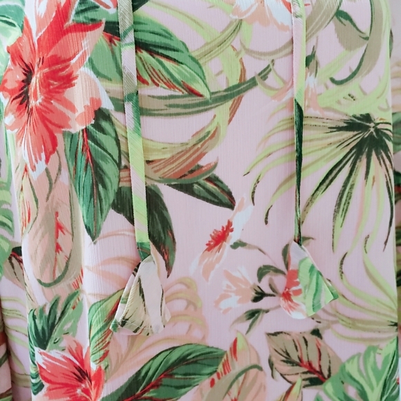 J Jill Tropical Floral Print Tunic XS - Picture 4 of 10